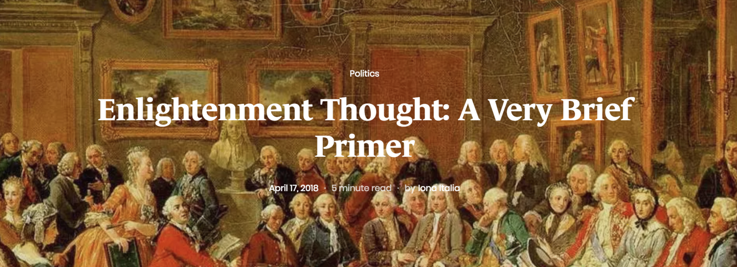 What is “Enlightenment” Thought?